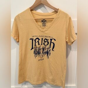 University of Notre Dame Game Day The Shirt Football Irish ☘️ Tee Sz Medium